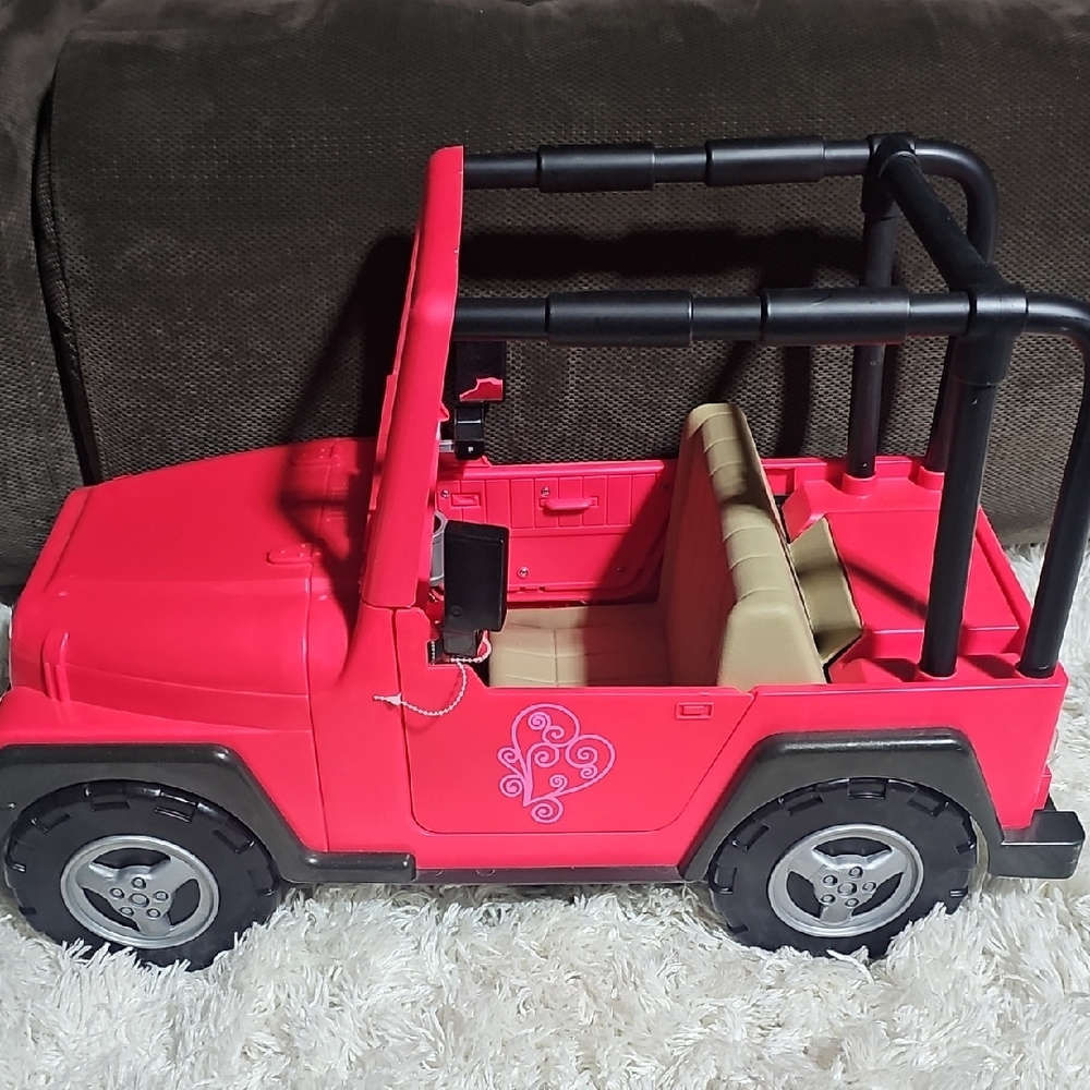 Pink Adventure Toy Jeep for Kids